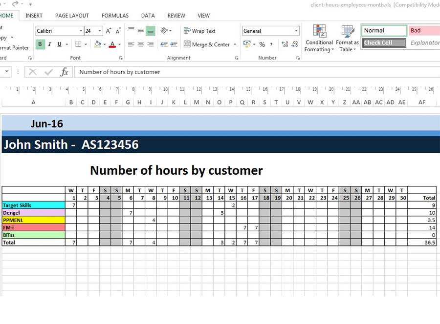 microsoft excel schedule templates