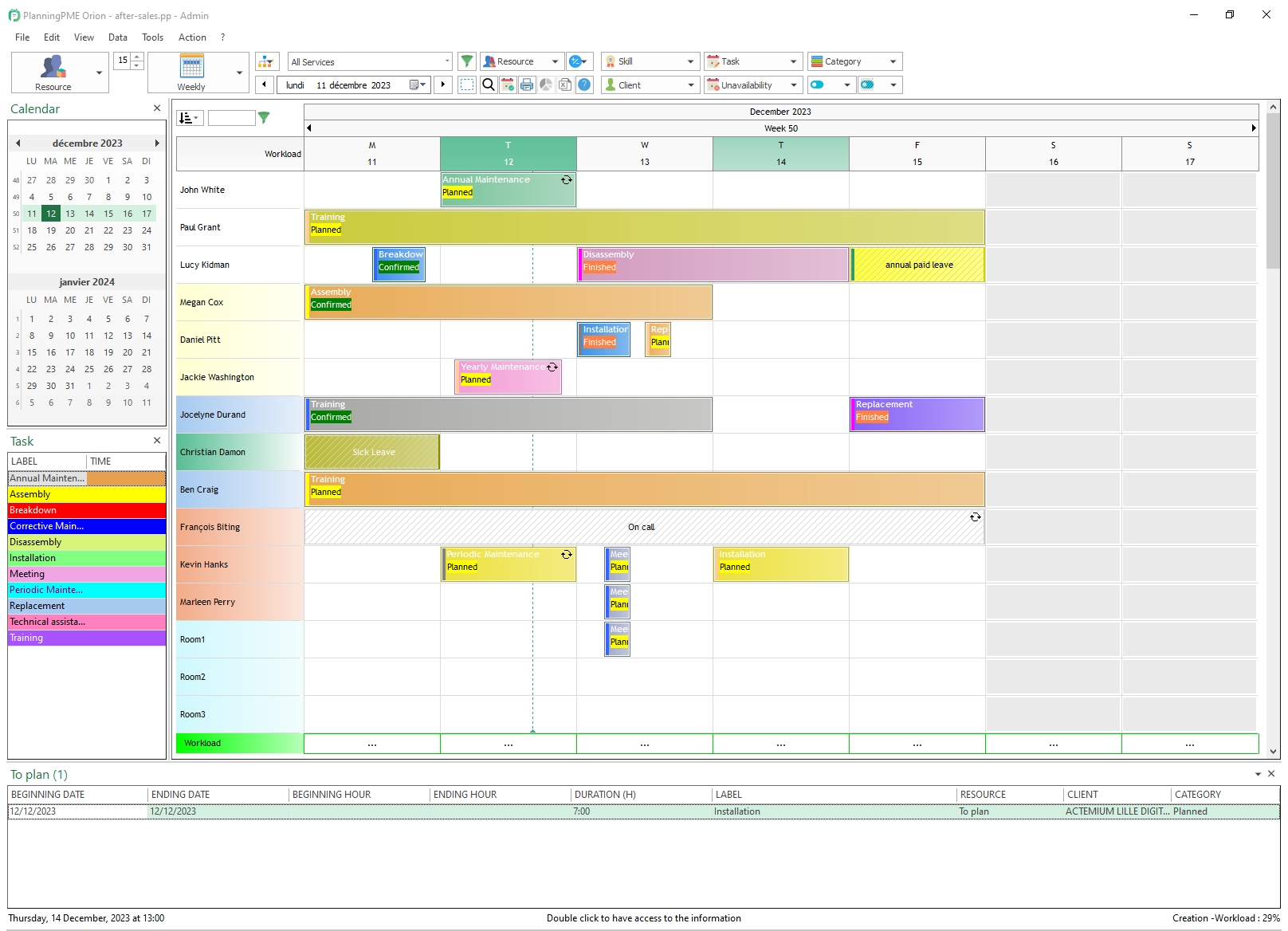 Visualize Your Working Schedule With Planningpme
